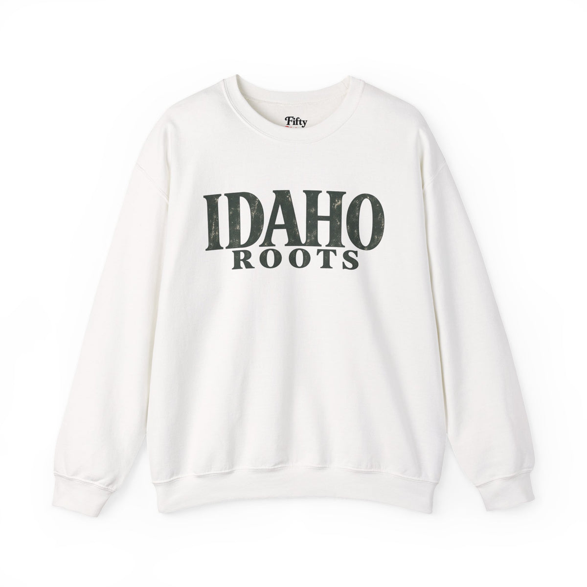 Idaho Roots Unisex Crewneck Sweatshirt State Name Graphic