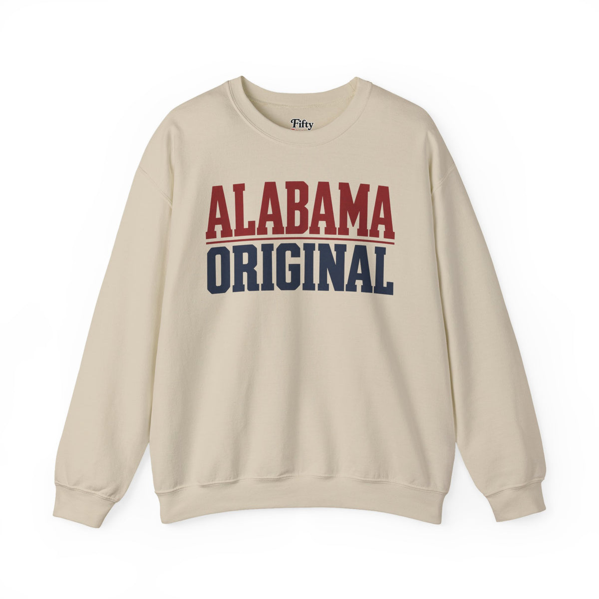 Alabama Original Unisex Crewneck Sweatshirt State Name Graphic