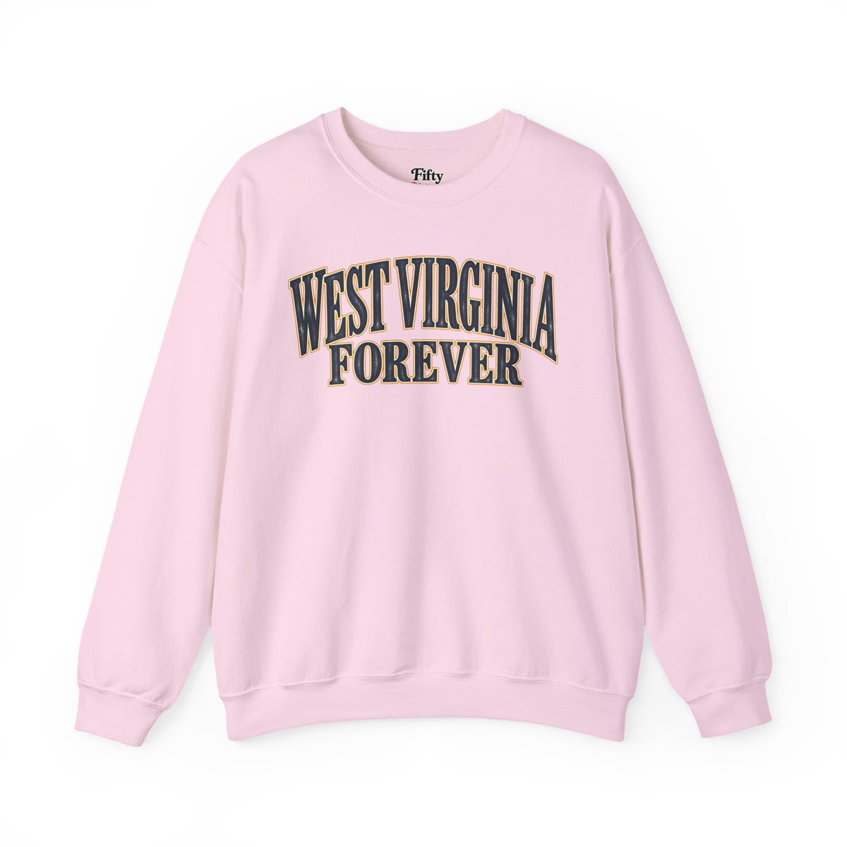 West Virginia Forever Unisex Crewneck Sweatshirt State Name Graphic