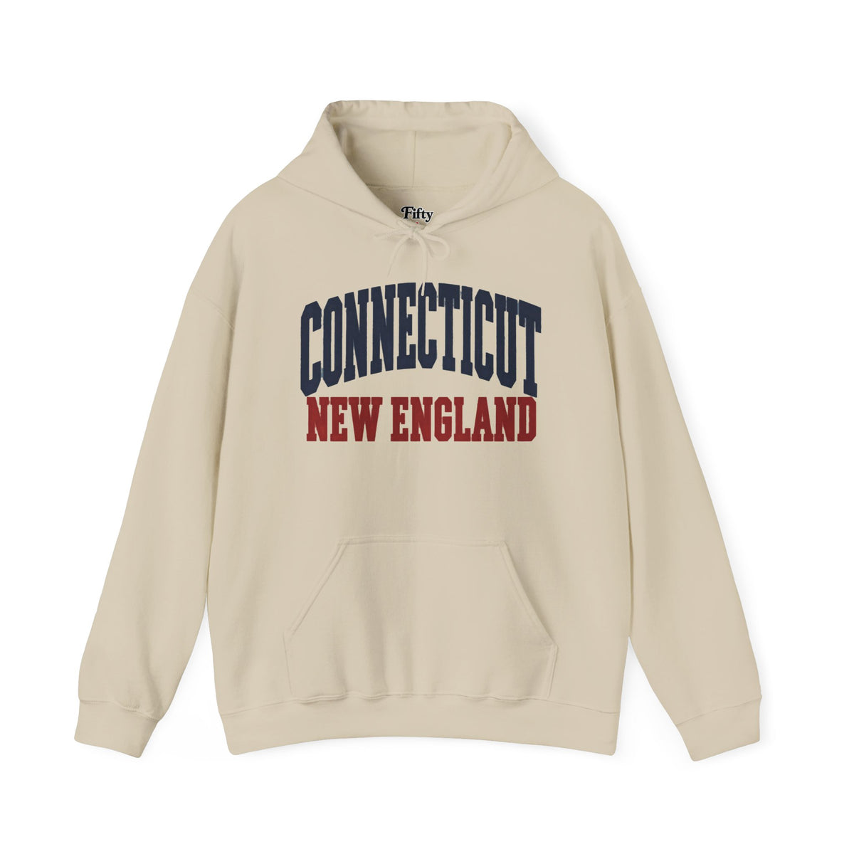Connecticut New England Unisex Hoodie State Name Graphic