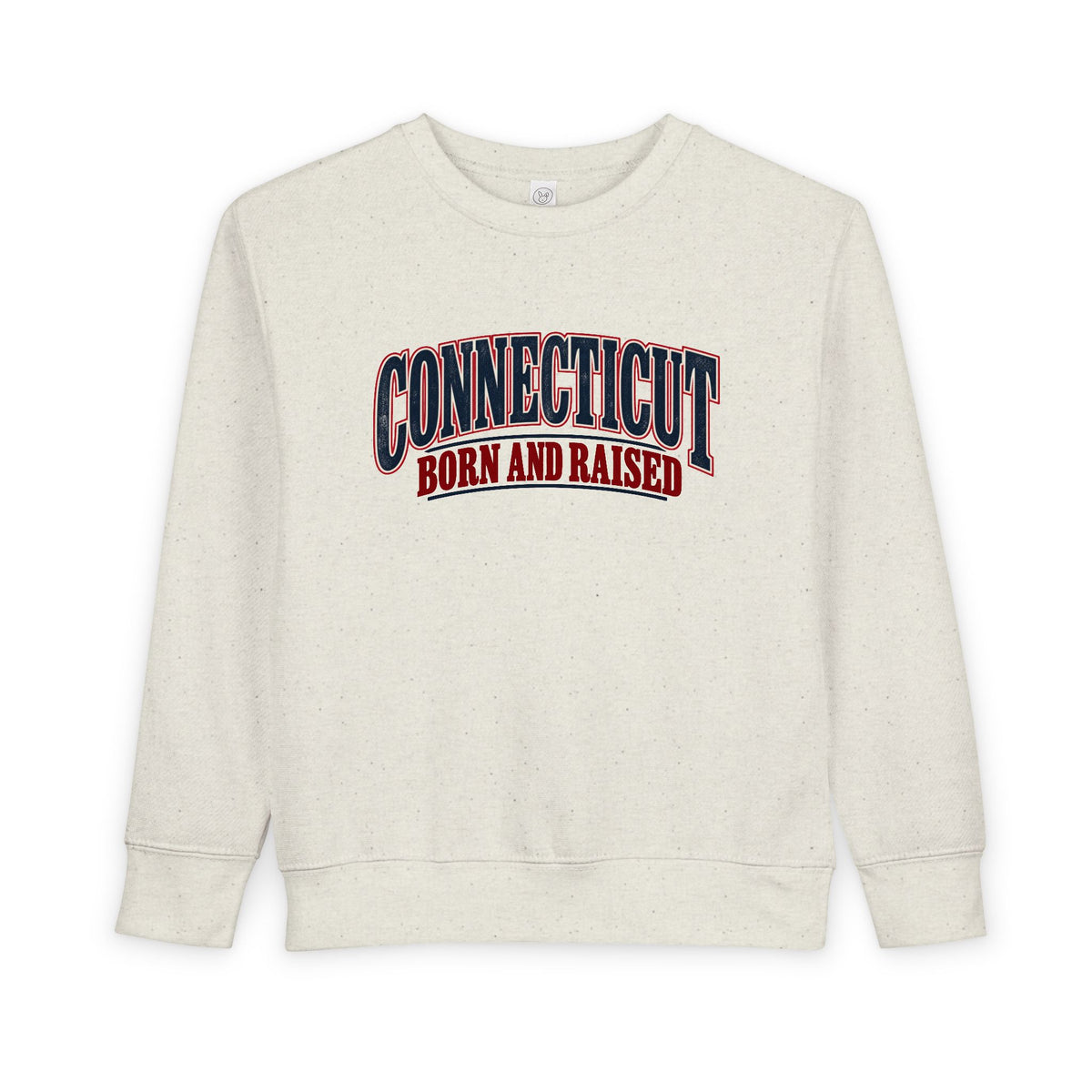 Connecticut Born and Raised Classic Souvenir Unisex Toddler Sweatshirt