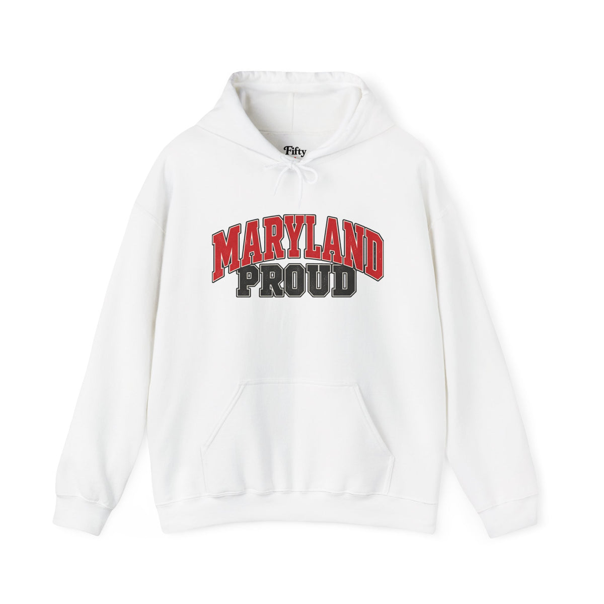 Maryland Proud Unisex Hoodie State Name Graphic