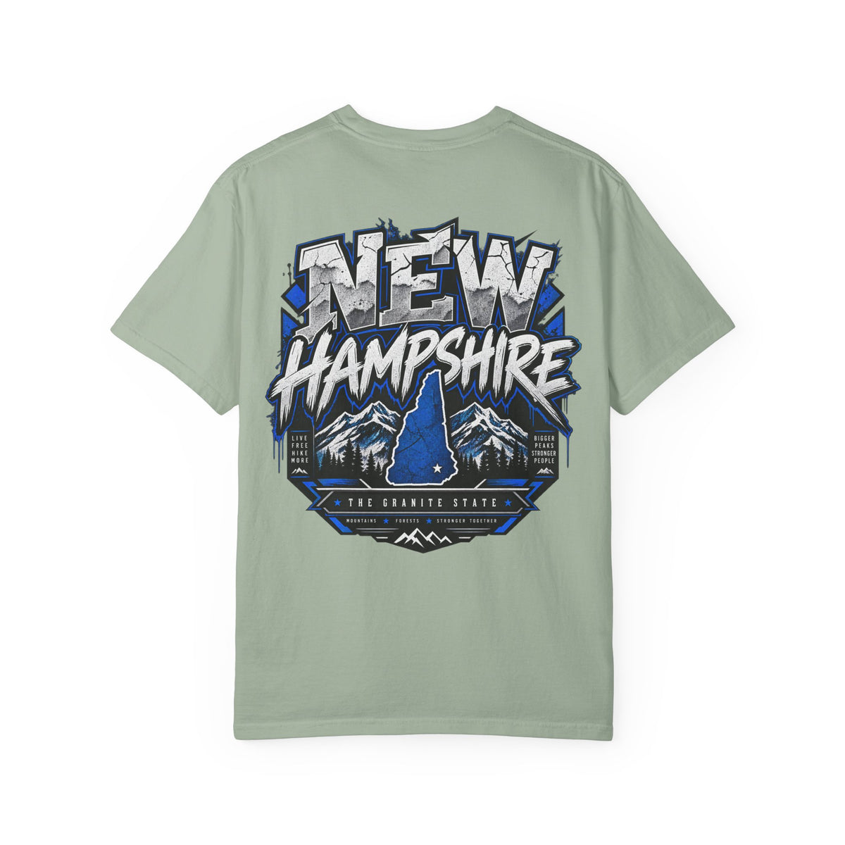 New Hampshire Mountain Club Unisex Comfort Color 1717 Streetwear Graphic Tee