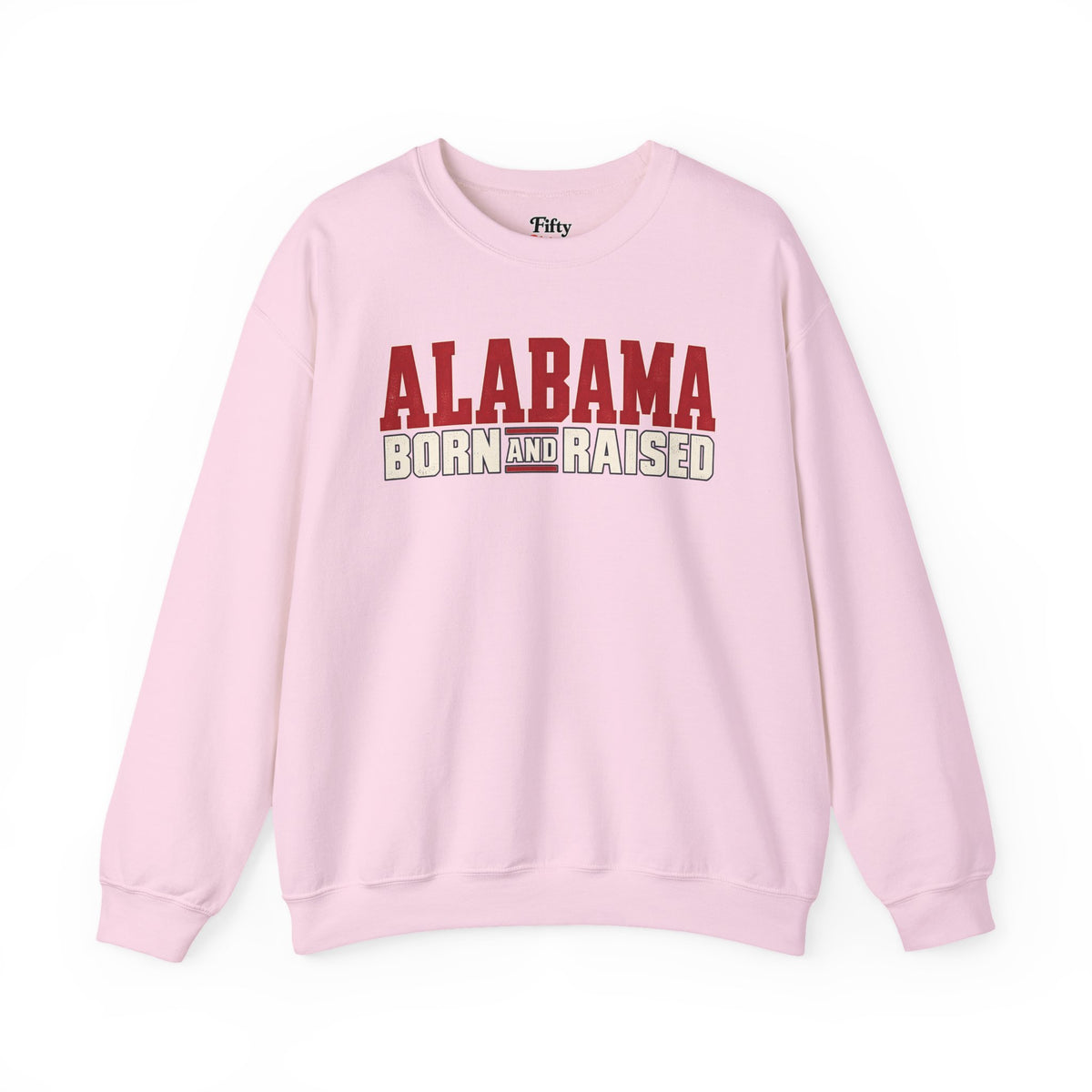 Alabama Born and Raised Premium Southern Streetwear Unisex Sweatshirt Graphic
