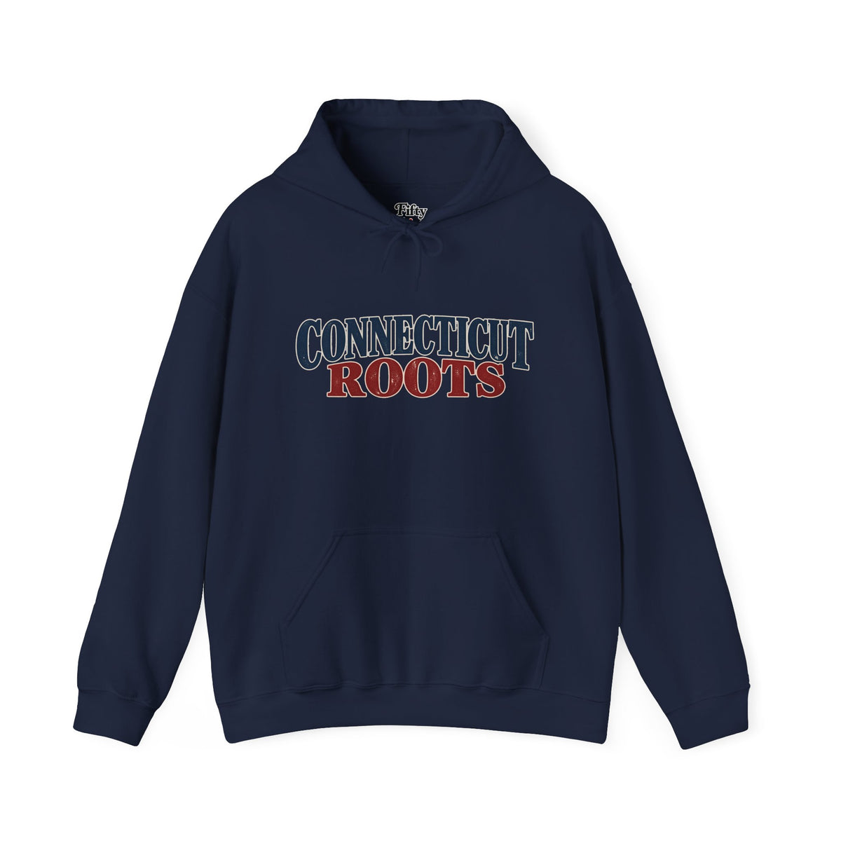 Connecticut Roots Unisex Hoodie State Name Graphic