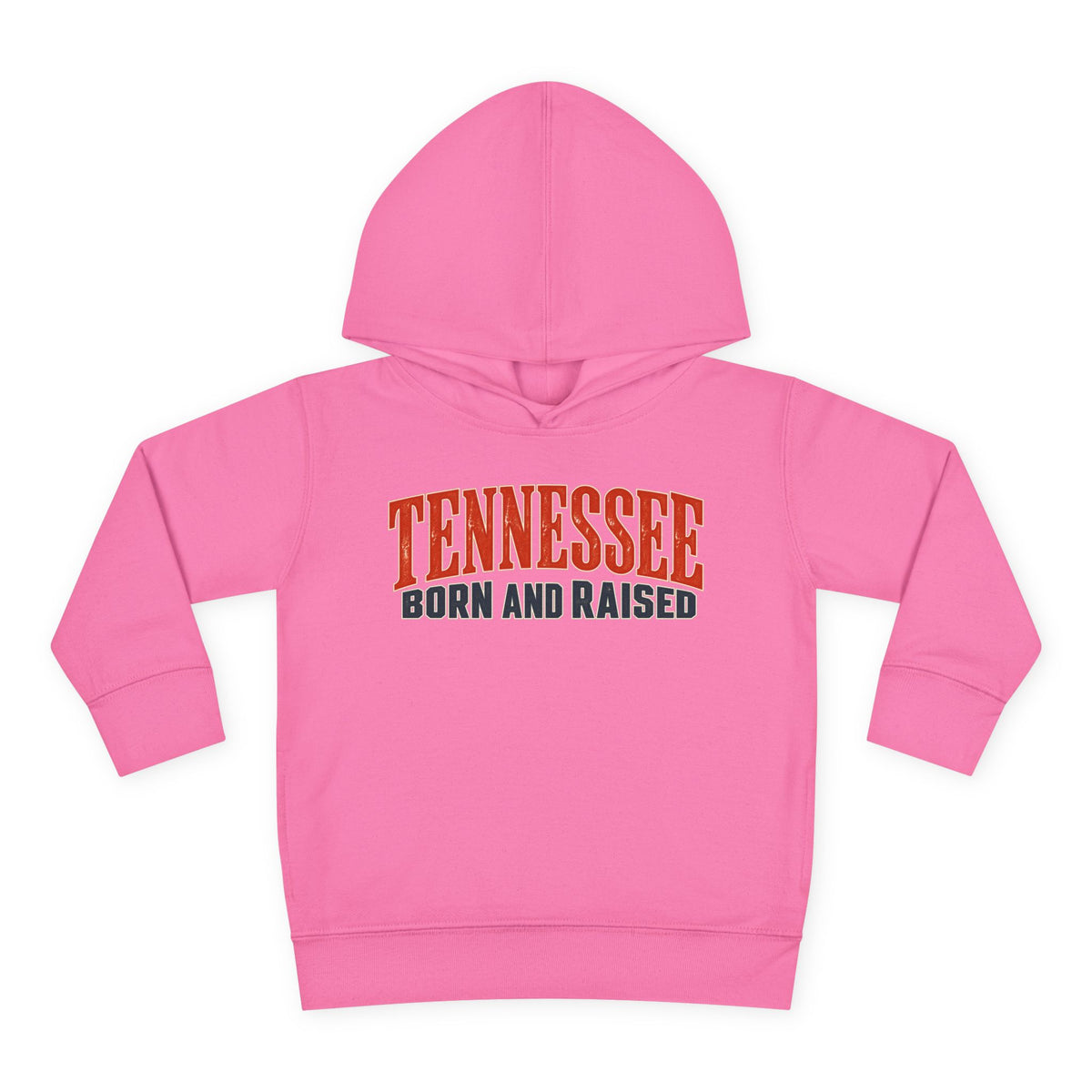 Tennessee Born and Raised Premium Southern Heritage Unisex Toddler Pullover Fleece Hoodie