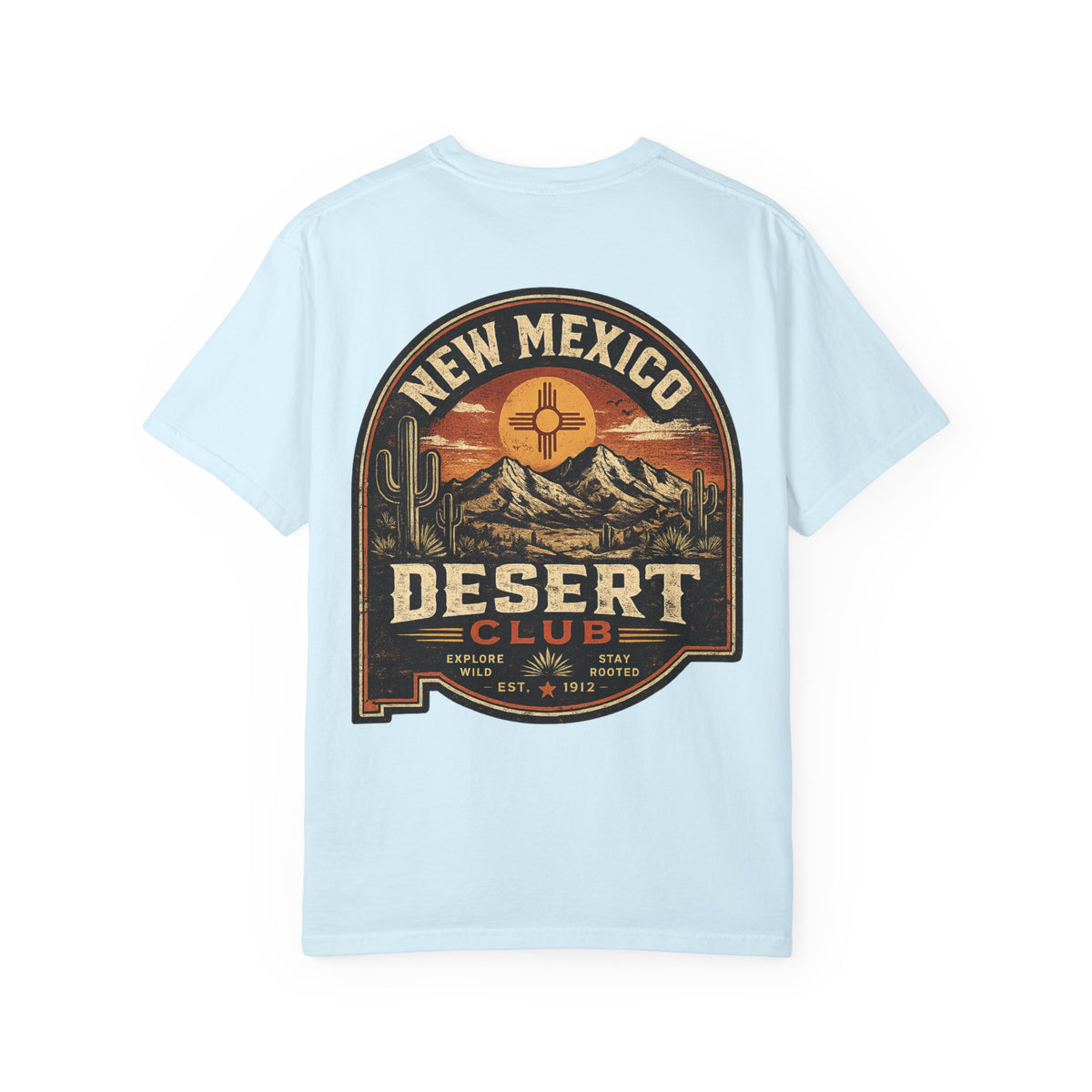New Mexico Desert Club Unisex Comfort Color 1717 Streetwear Graphic Tee