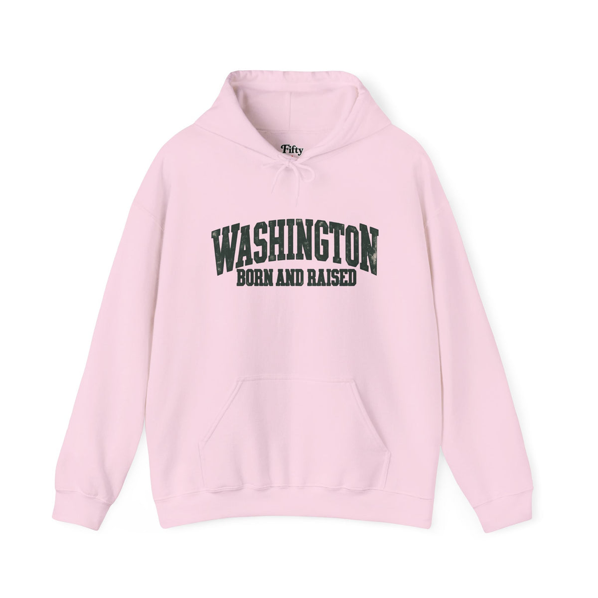 Washington Born and Raised Vintage Workwear Unisex Hoodie Graphic