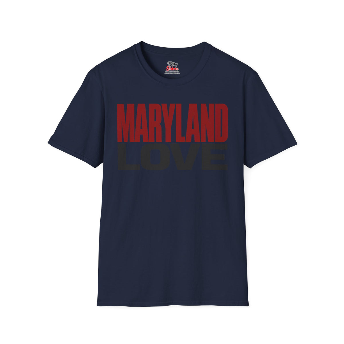 Maryland Love Unisex Softstyle T Shirt State Name Graphic Tee