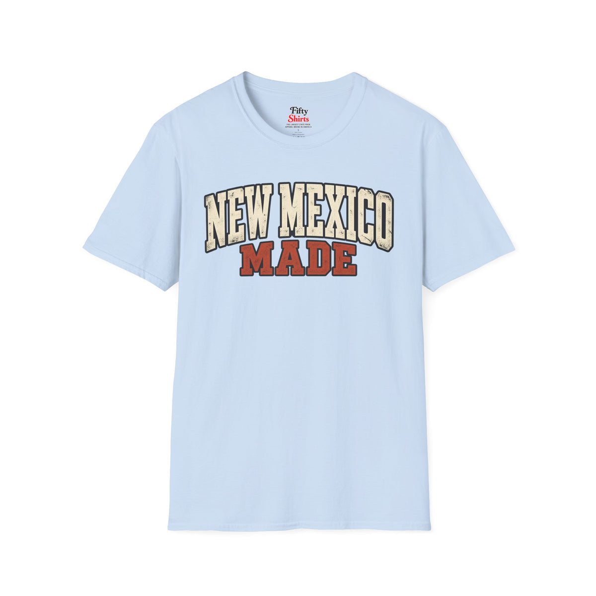 New Mexico Made Unisex Softstyle T Shirt State Name Graphic Tee
