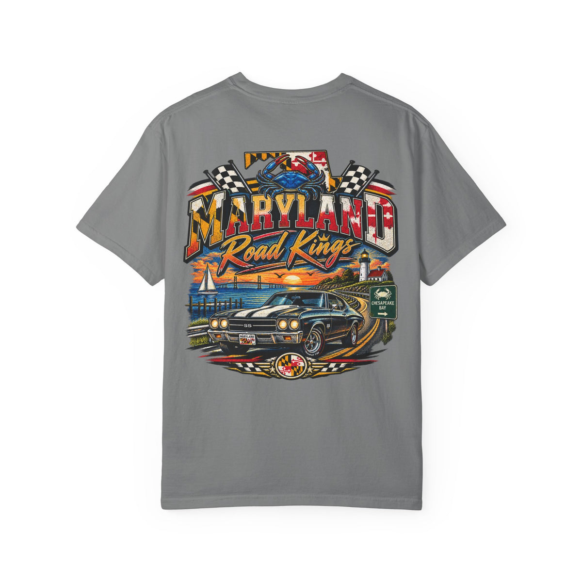 Maryland Road Kings Unisex Comfort Color 1717 Streetwear Graphic Tee