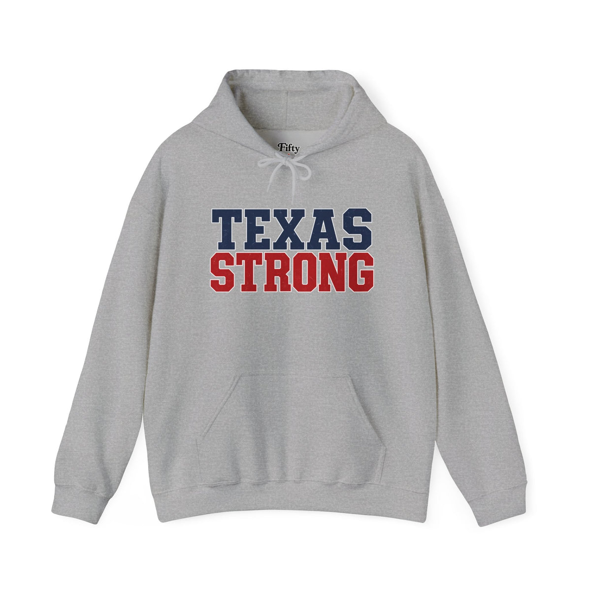 Texas Strong Unisex Hoodie State Name Graphic
