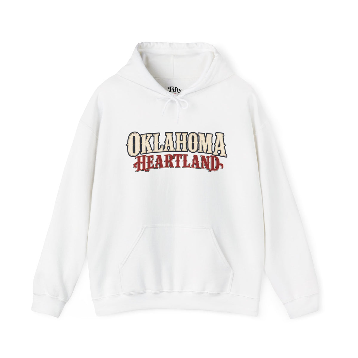 Oklahoma Heartland Unisex Hoodie State Name Graphic