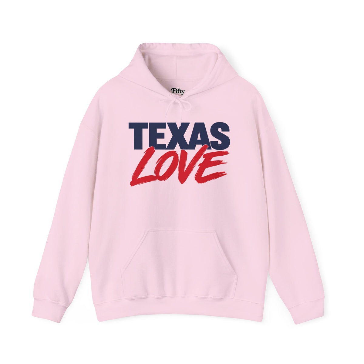 Texas Love Unisex Hoodie State Name Graphic