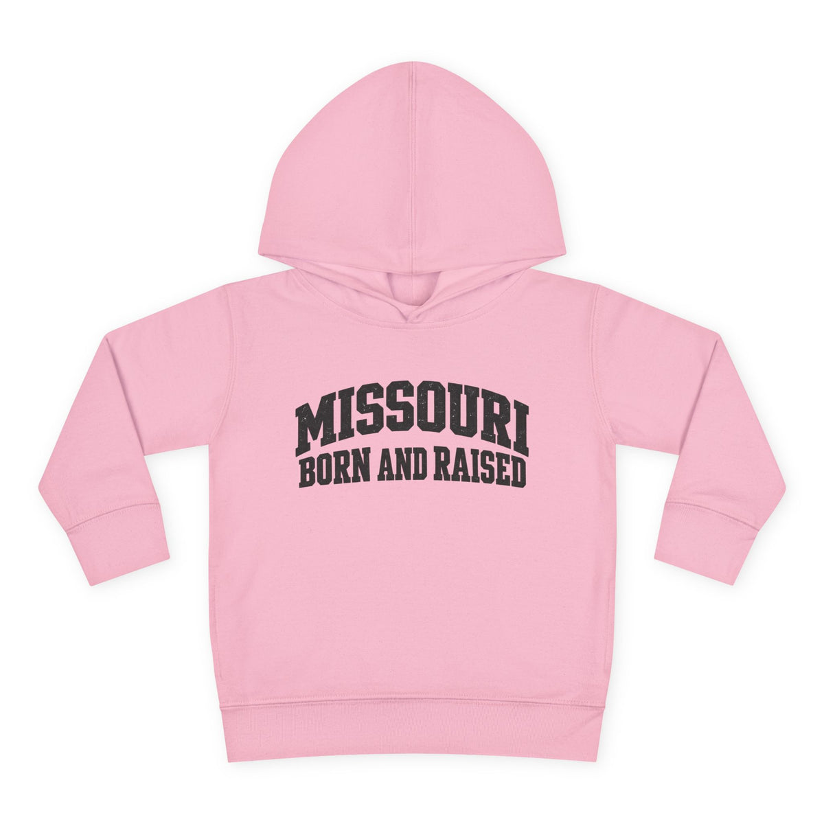 Missouri Born and Raised Collegiate Unisex Toddler Pullover Fleece Hoodie