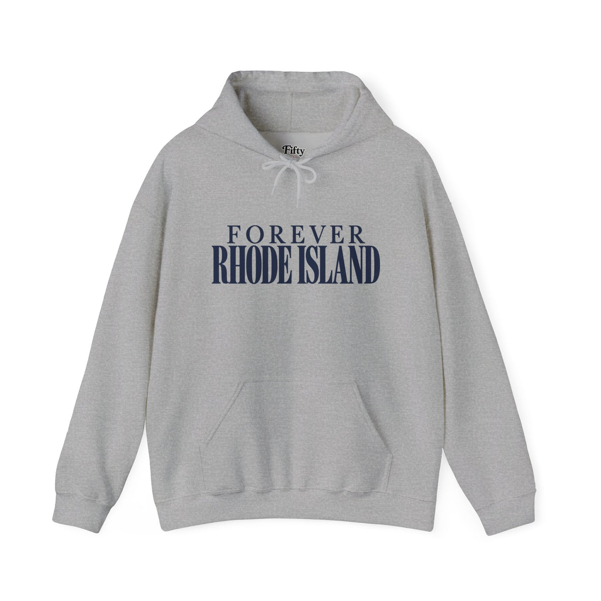 Forever Rhode Island Unisex Hoodie State Name Graphic