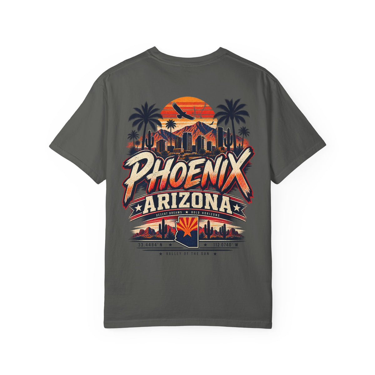 Phoenix Arizona Streetwear Unisex Comfort Color 1717 Streetwear Graphic Tee