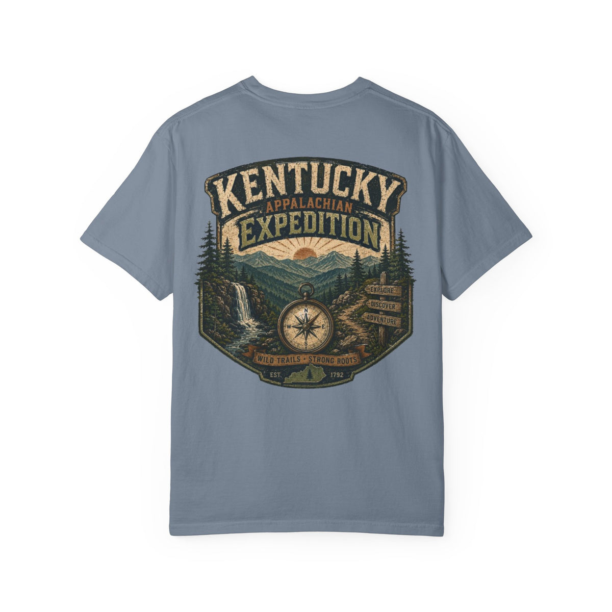 Kentucky Appalachian Expedition Unisex Comfort Color 1717 Streetwear Graphic Tee