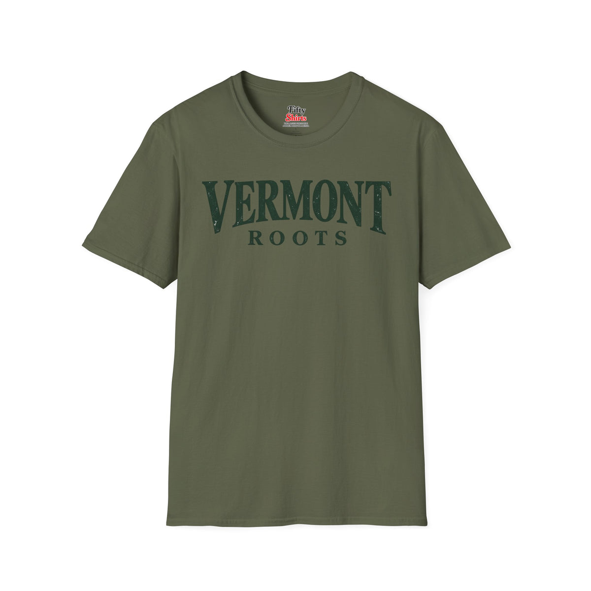 Vermont Roots Unisex Softstyle T Shirt State Name Graphic Tee