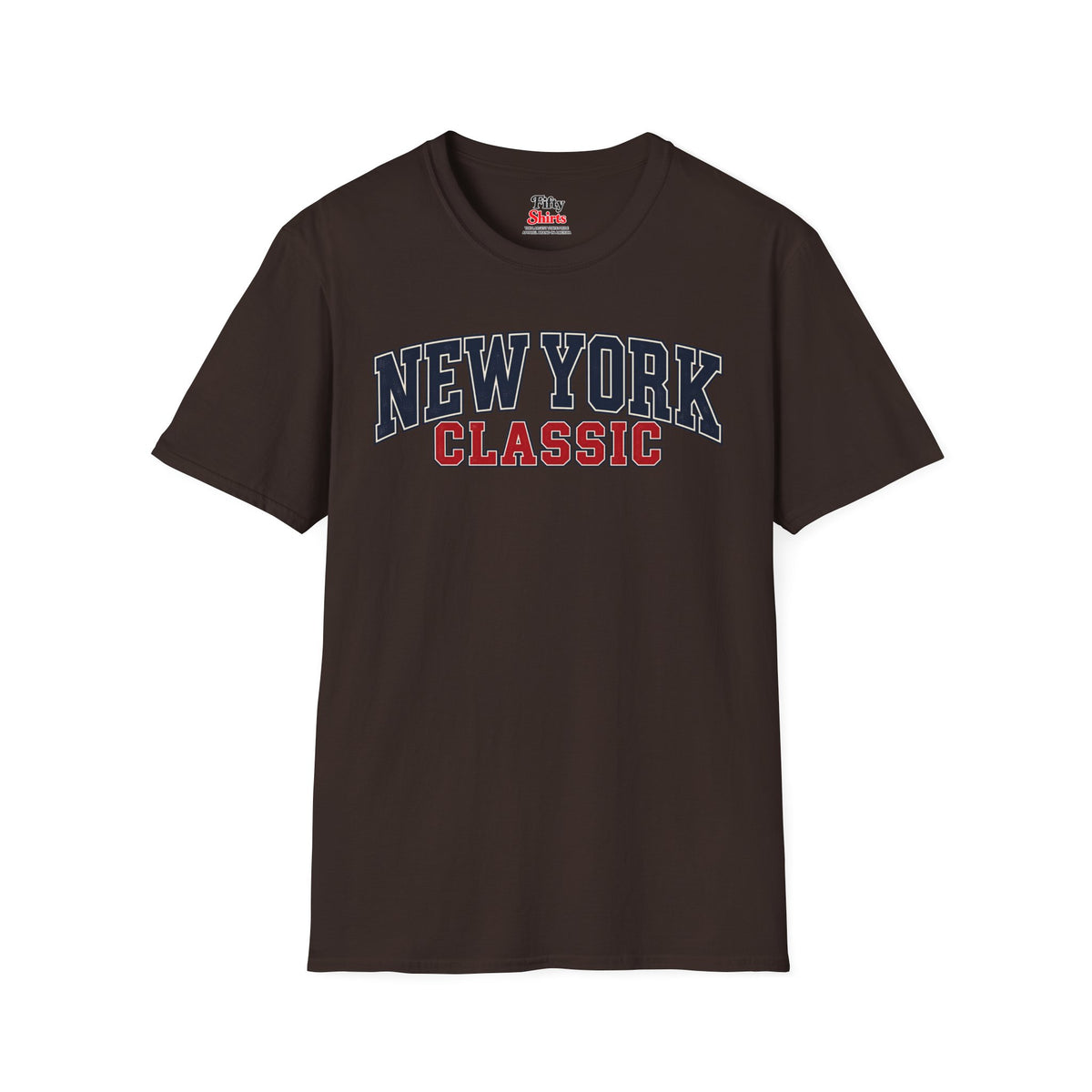 New York Classic Unisex Softstyle T Shirt State Name Graphic Tee
