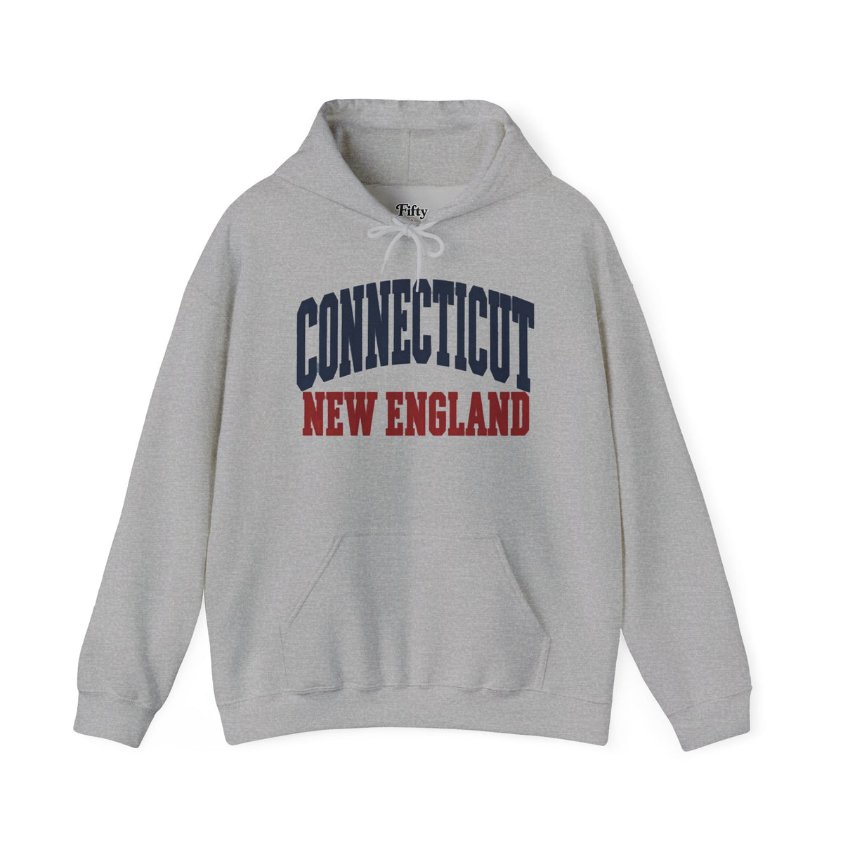 Connecticut New England Unisex Hoodie State Name Graphic