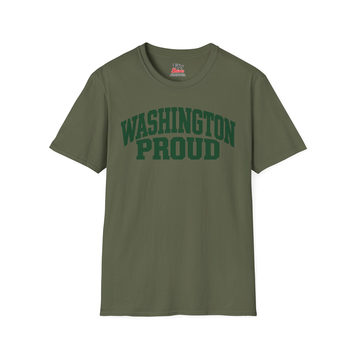 Washington Proud Unisex Softstyle T Shirt State Name Graphic Tee