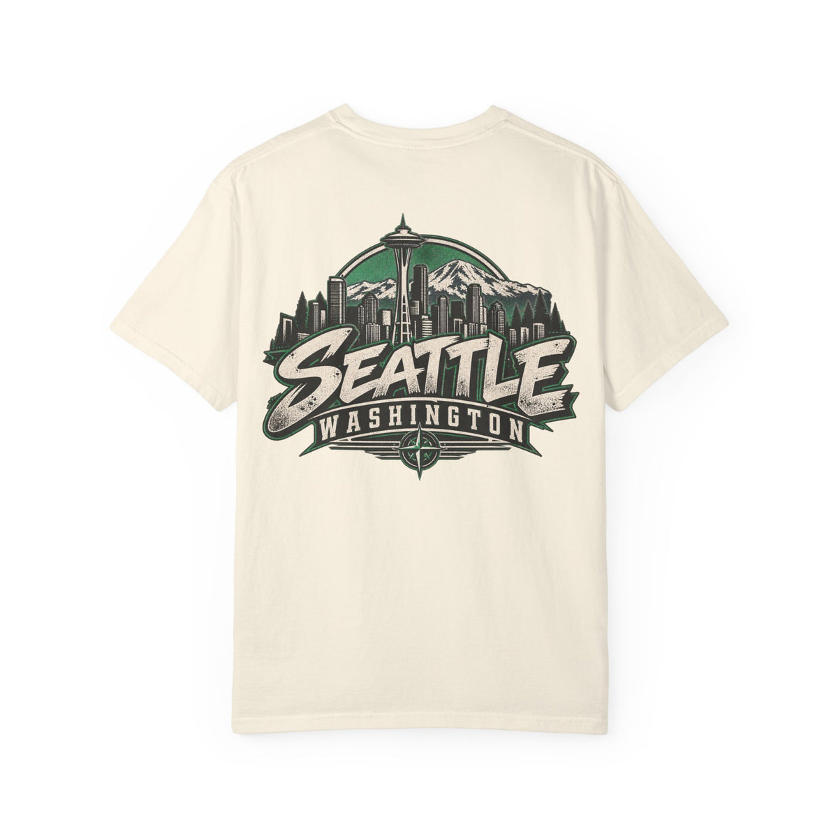 Seattle Washington Unisex Comfort Color 1717 Streetwear Graphic Tee