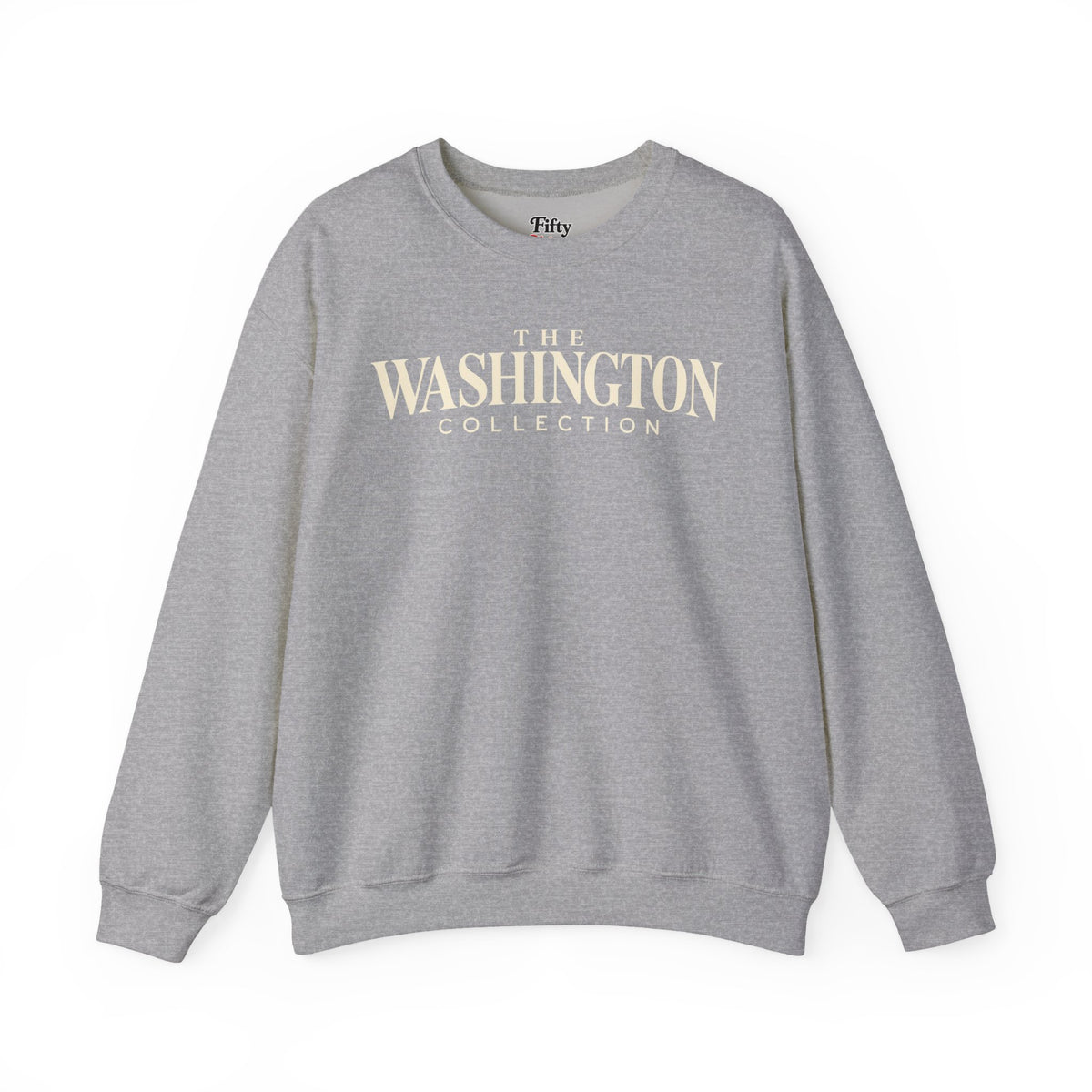 The Washington Collection Unisex Crewneck Sweatshirt State Name Graphic