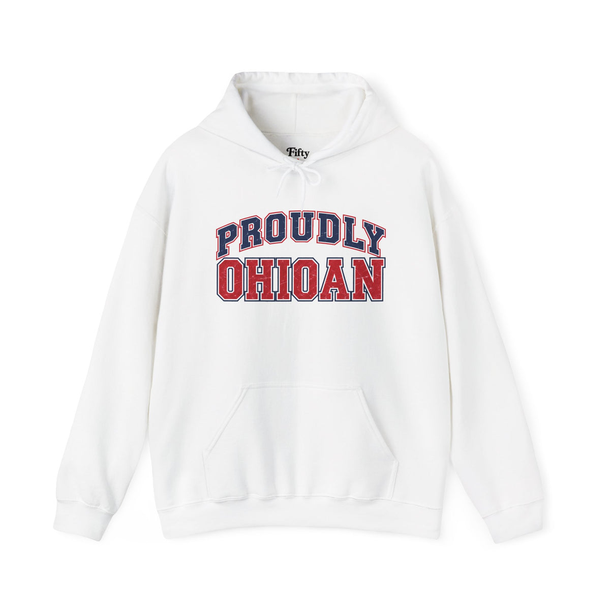 Proudly Ohion Ohio Unisex Hoodie State Name Graphic