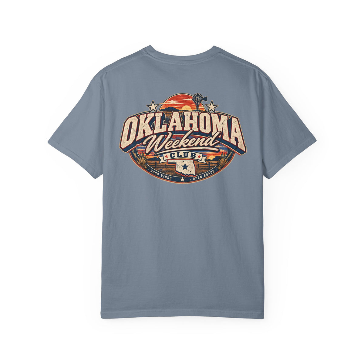 Oklahoma Weekend Club Unisex Comfort Color 1717 Streetwear Graphic Tee