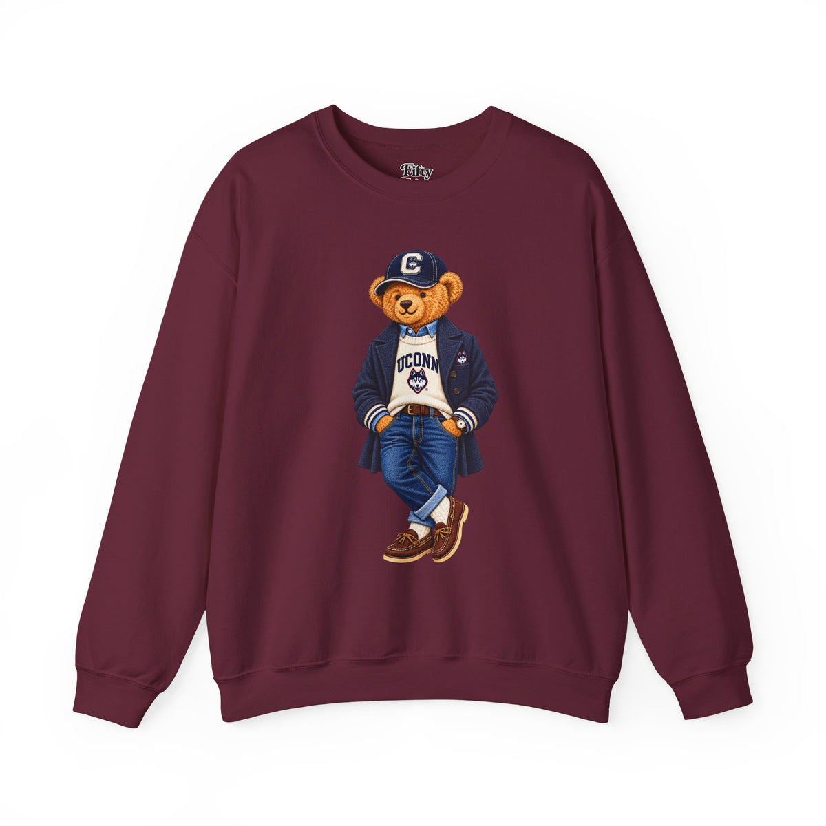 Connecticut- Game Day Teddy Bear Sweatshirt