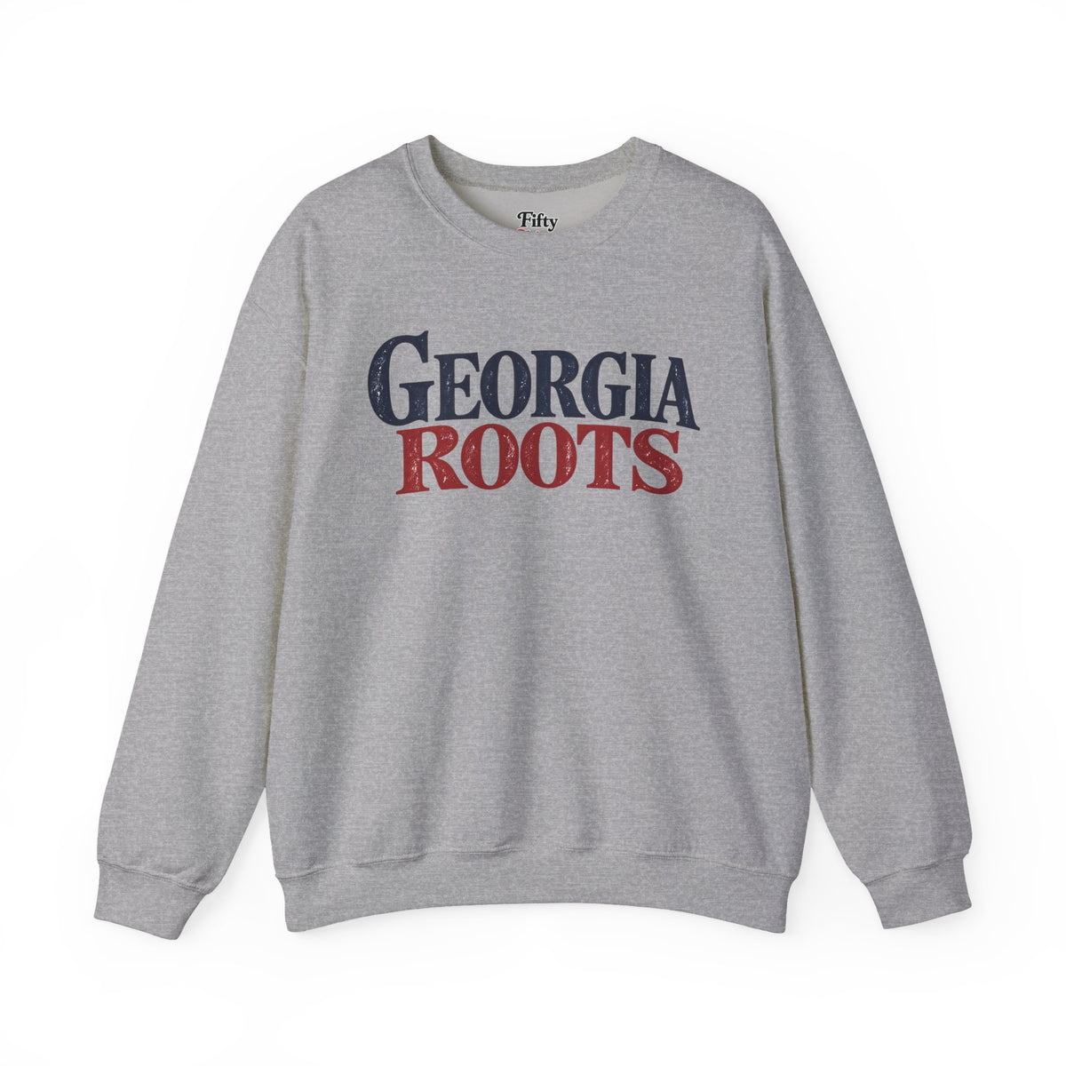 Georgia Roots Unisex Crewneck Sweatshirt State Name Graphic