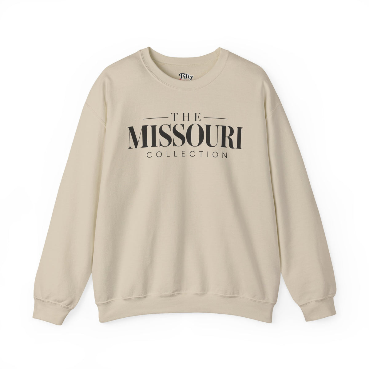 The Missouri Collection Unisex Crewneck Sweatshirt State Name Graphic