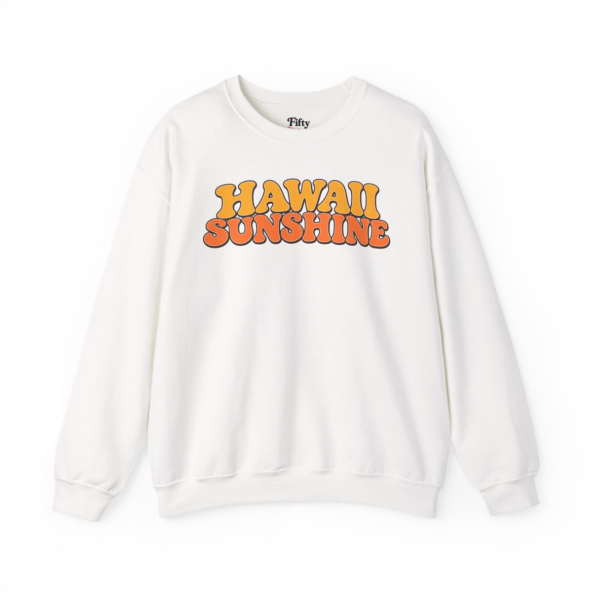 Hawaii Sunshine Unisex Crewneck Sweatshirt State Name Graphic