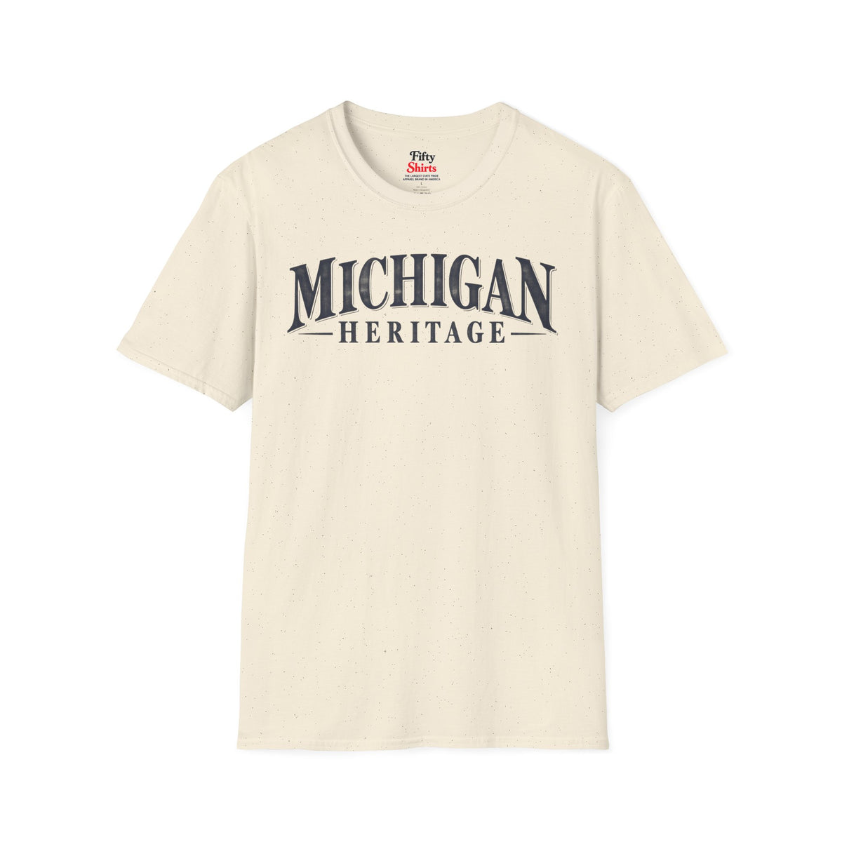 Michigan Heritage Unisex Softstyle T Shirt State Name Graphic Tee