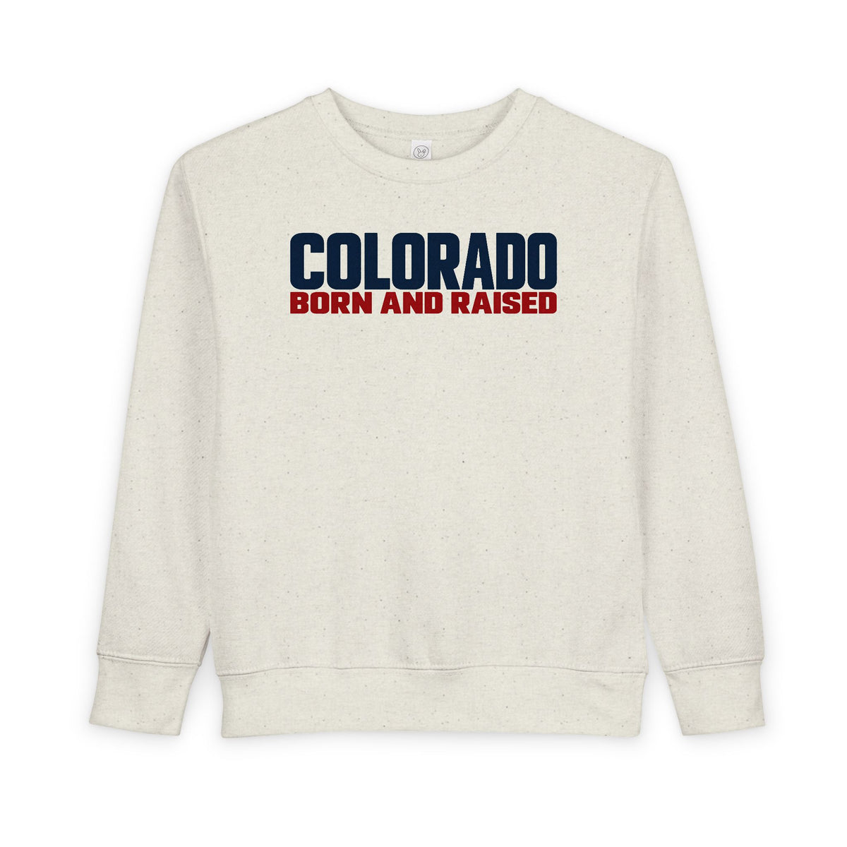 Colorado Born and Raised Minimal Modern Unisex Toddler Sweatshirt