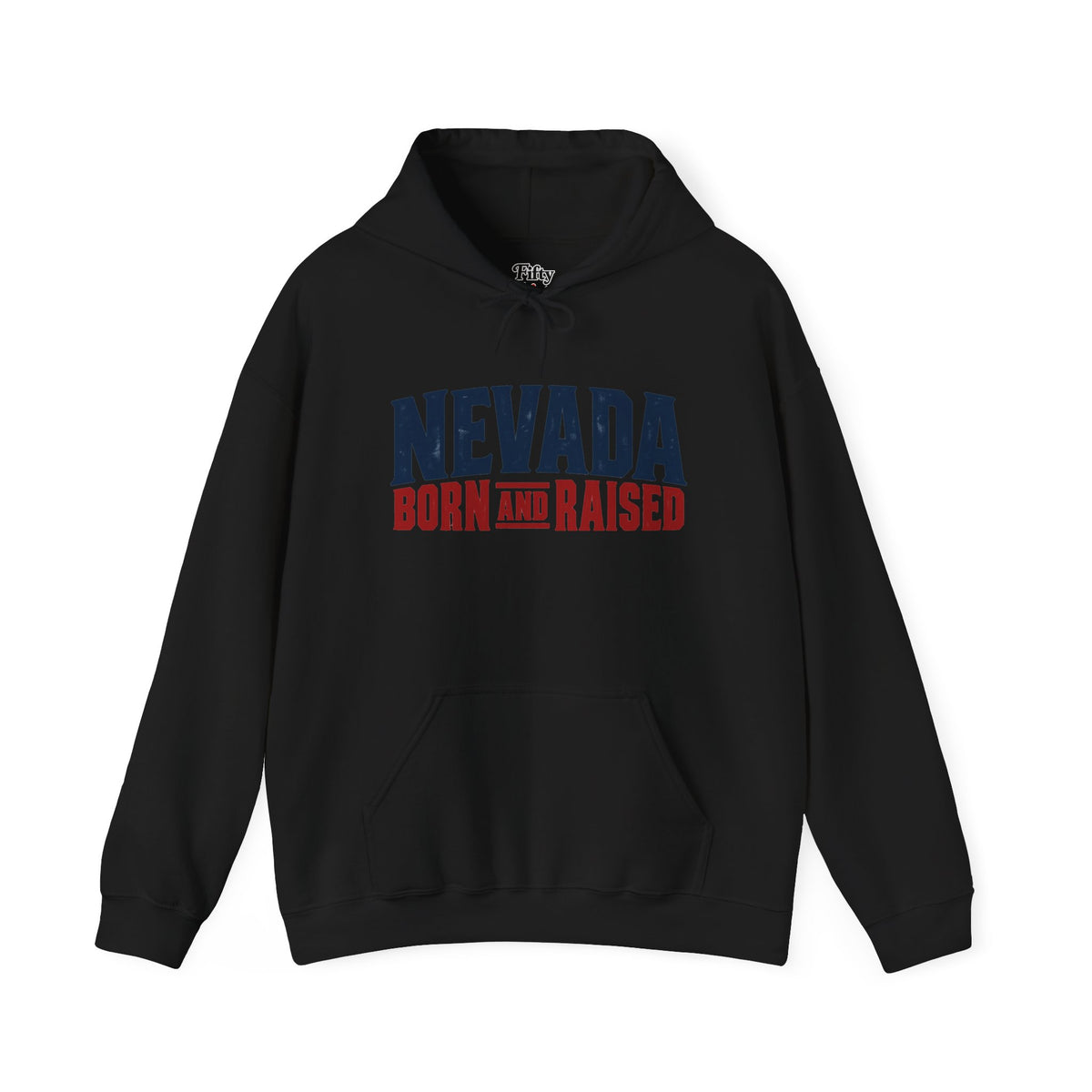 Nevada Born and Raised Modern Streetwear Unisex Hoodie Graphic
