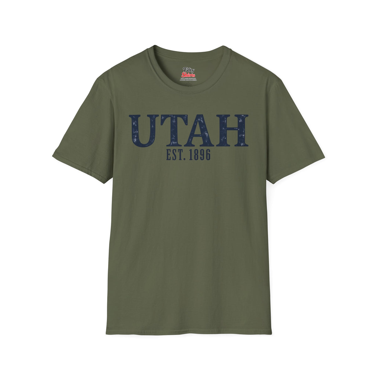 Utah Est. 1896 Unisex Softstyle T Shirt State Name Graphic Tee