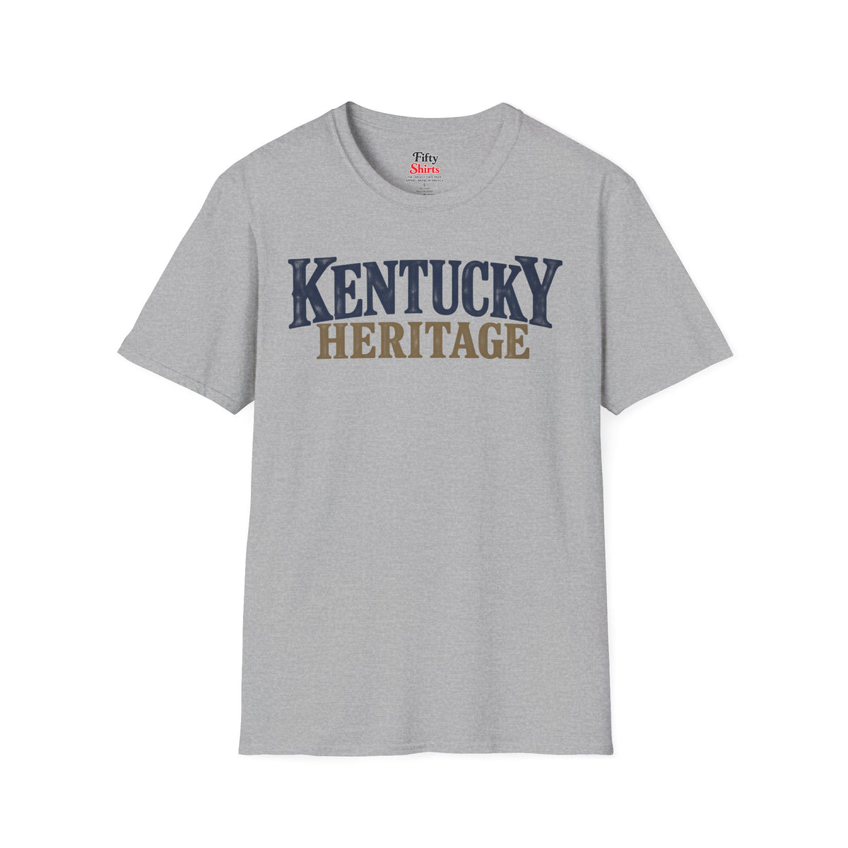Kentucky Heritage Unisex Softstyle T Shirt State Name Graphic Tee