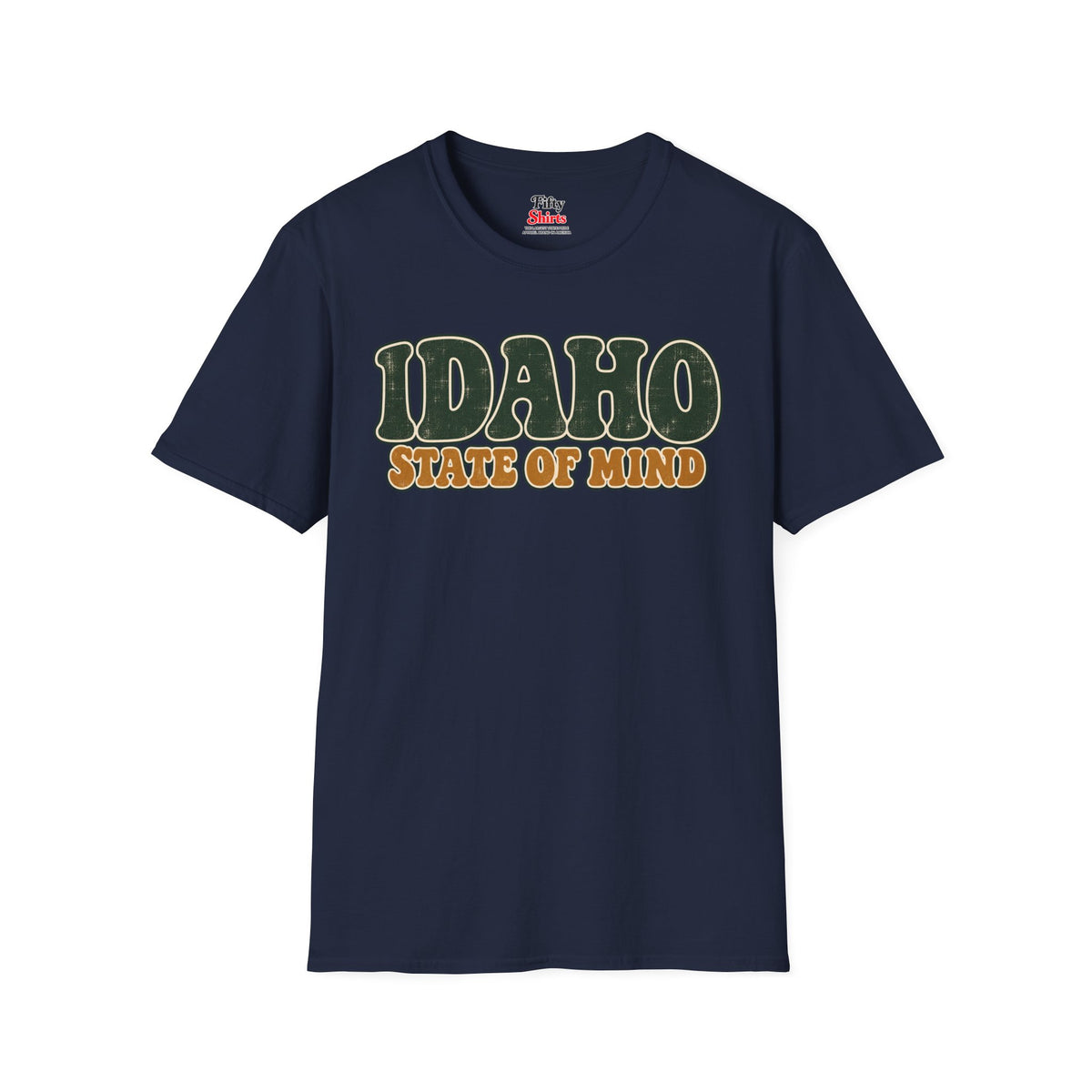 Idaho State of Mind Unisex Softstyle T Shirt State Name Graphic Tee