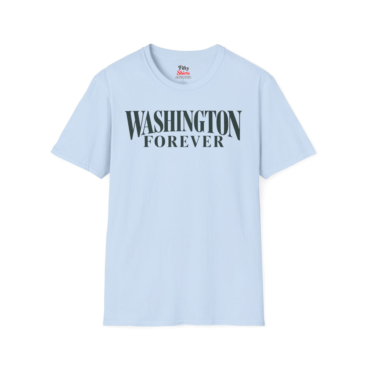 Washington Forever Unisex Softstyle T Shirt State Name Graphic Tee