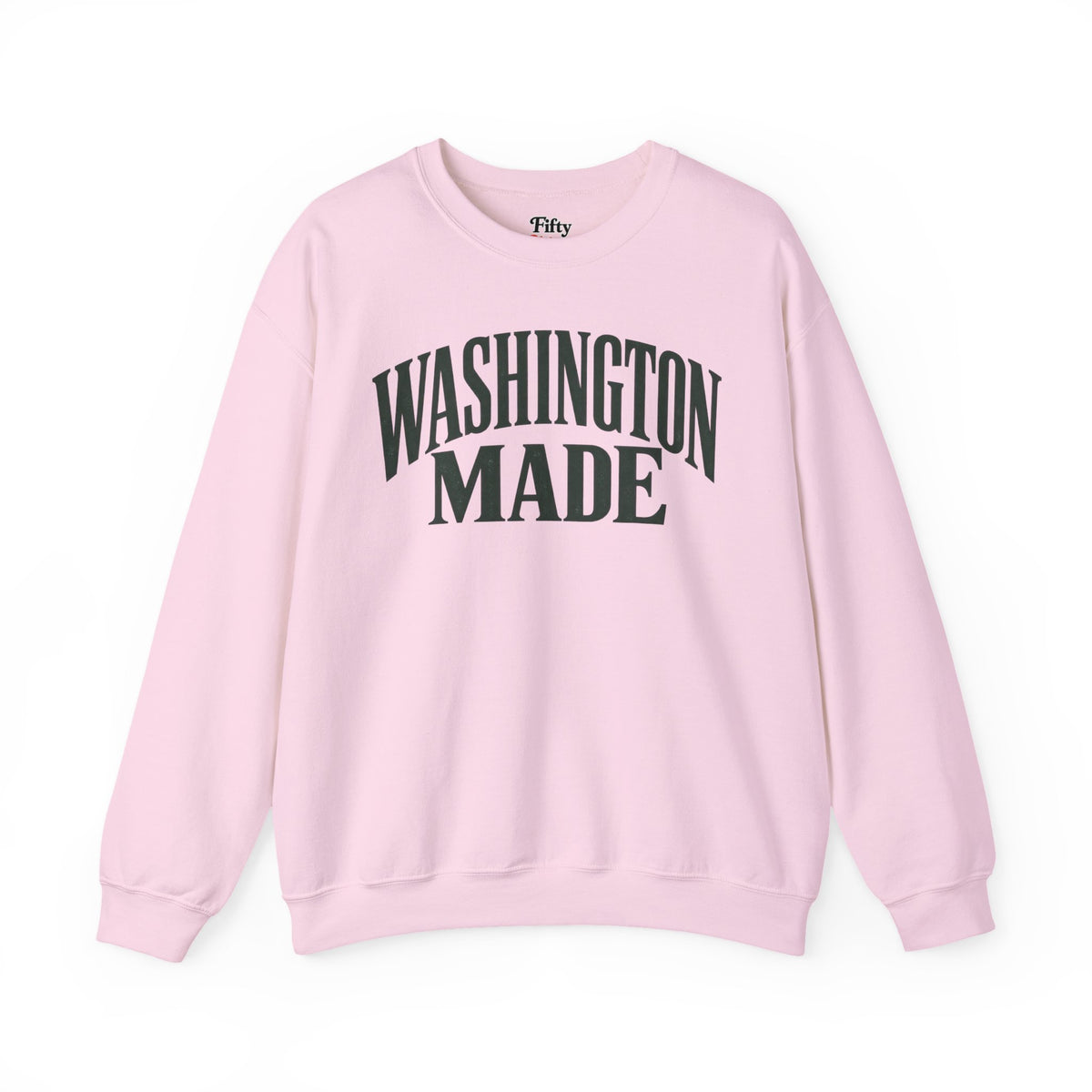 Washington Made Unisex Crewneck Sweatshirt State Name Graphic