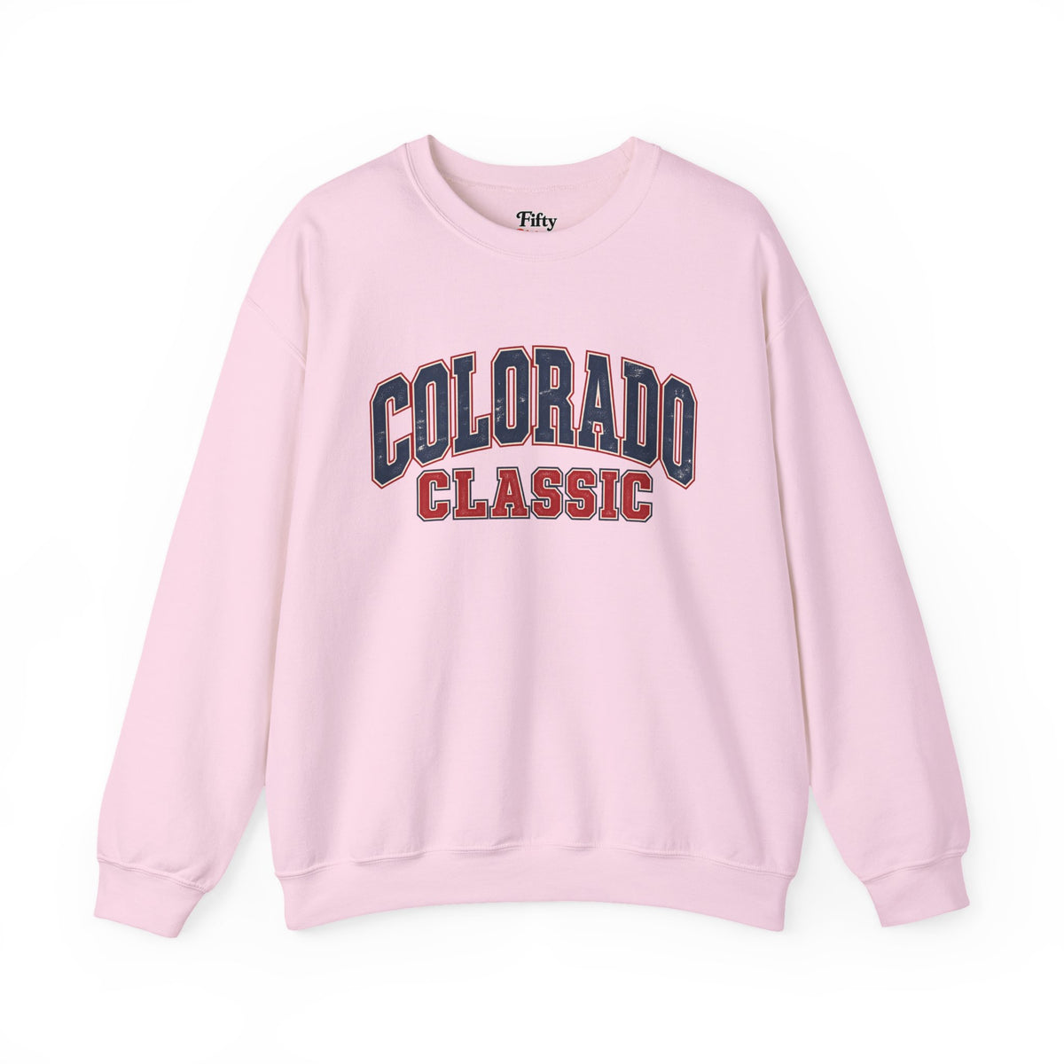Colorado Classic Unisex Crewneck Sweatshirt State Name Graphic