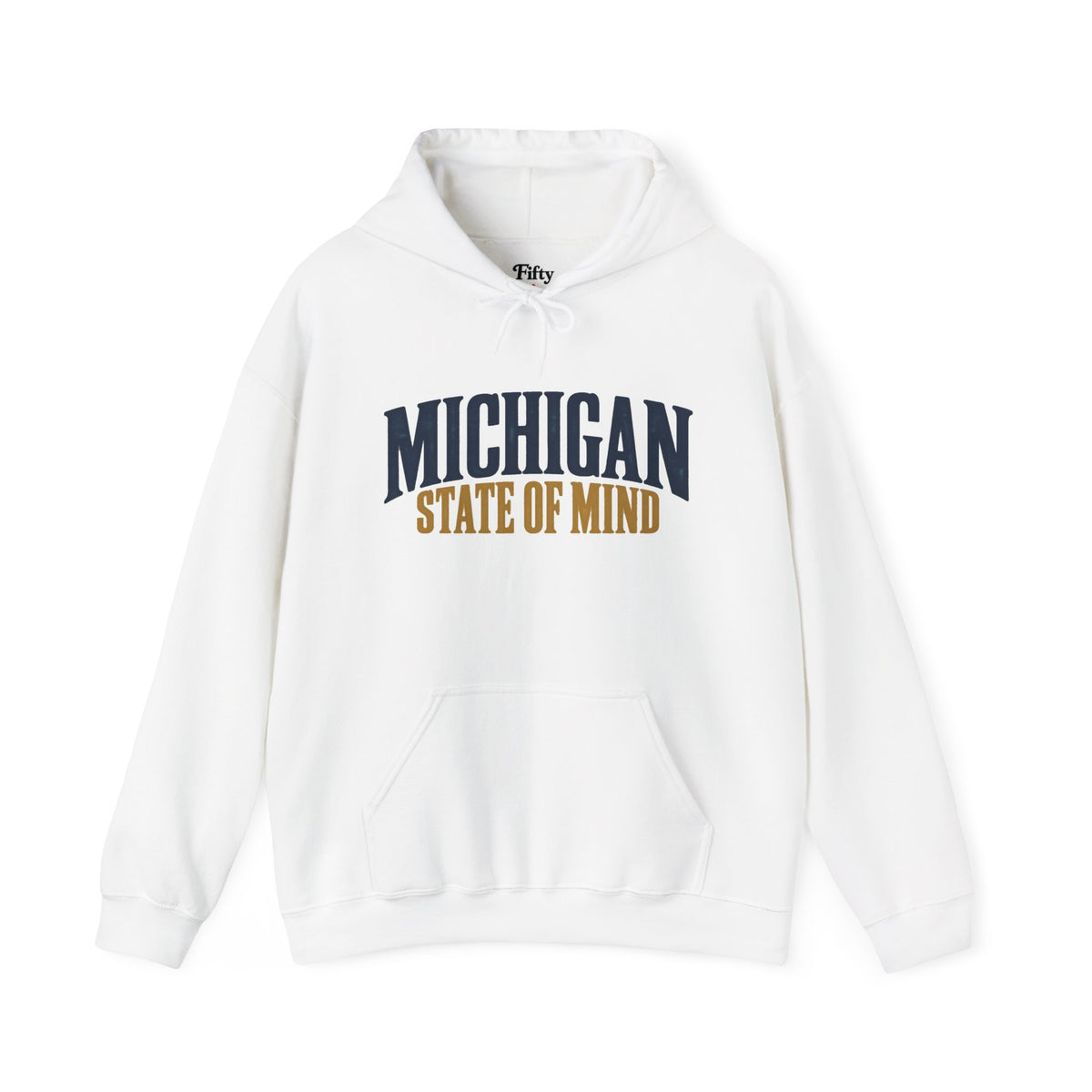 Michigan State of Mind Unisex Hoodie State Name Graphic