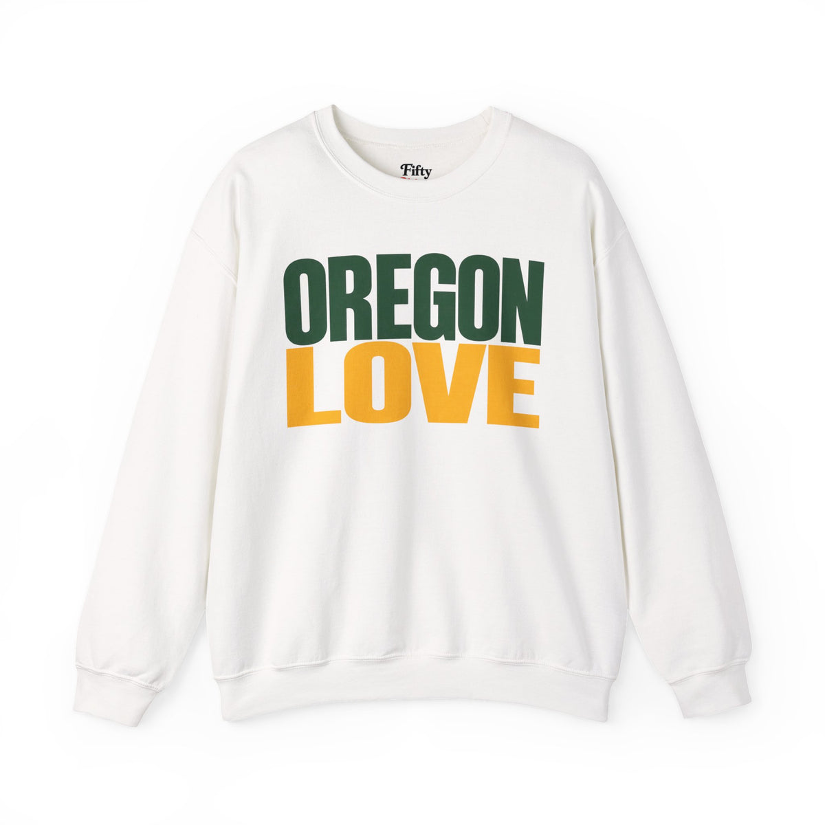 Oregon Love Unisex Crewneck Sweatshirt State Name Graphic