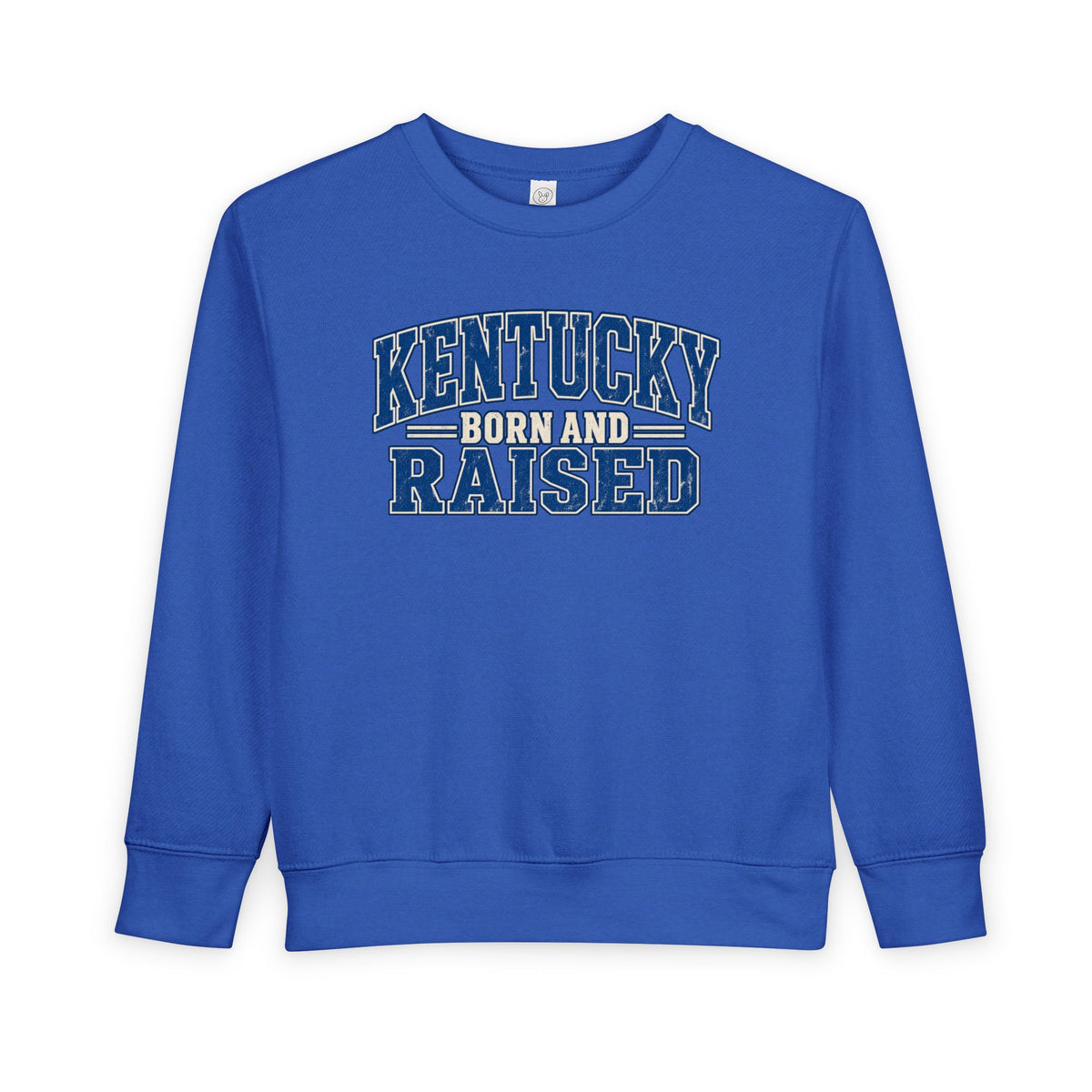 Kentucky Born and Raised Bluegrass Unisex Toddler Sweatshirt
