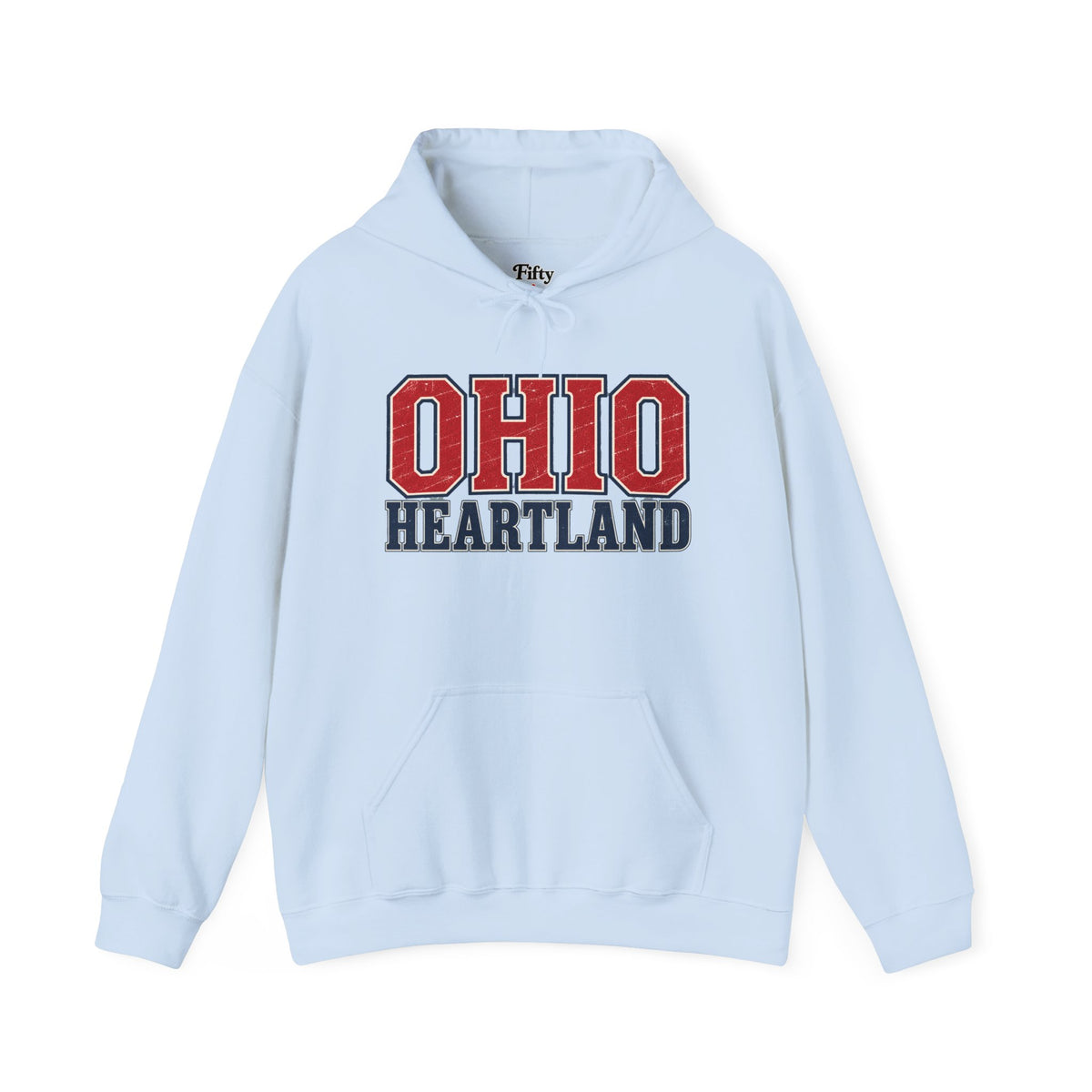 Ohio Heartland Unisex Hoodie State Name Graphic