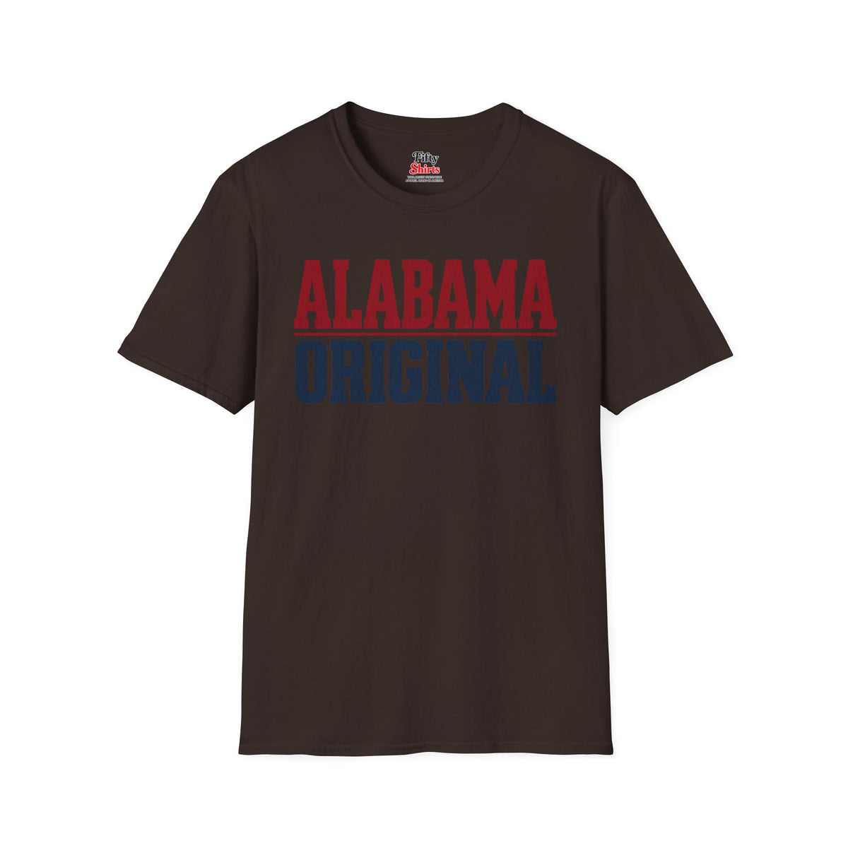 Alabama Original Unisex Softstyle T Shirt State Name Graphic Tee