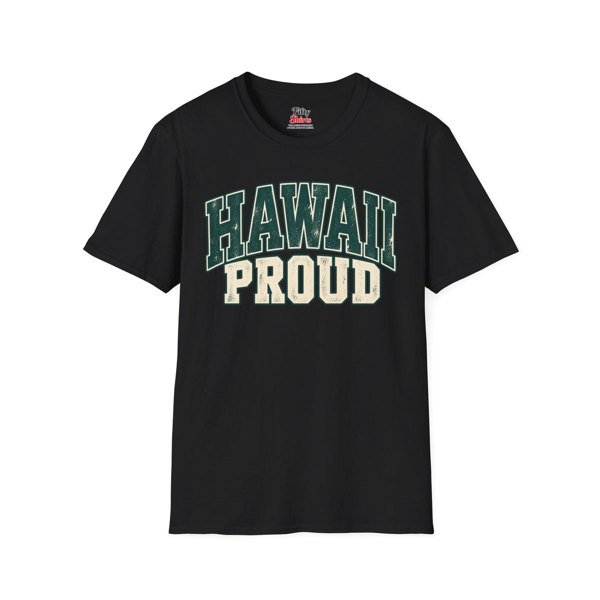Hawaii Proud Unisex Softstyle T Shirt State Name Graphic Tee