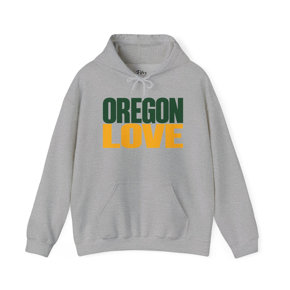 Oregon Love Unisex Hoodie State Name Graphic